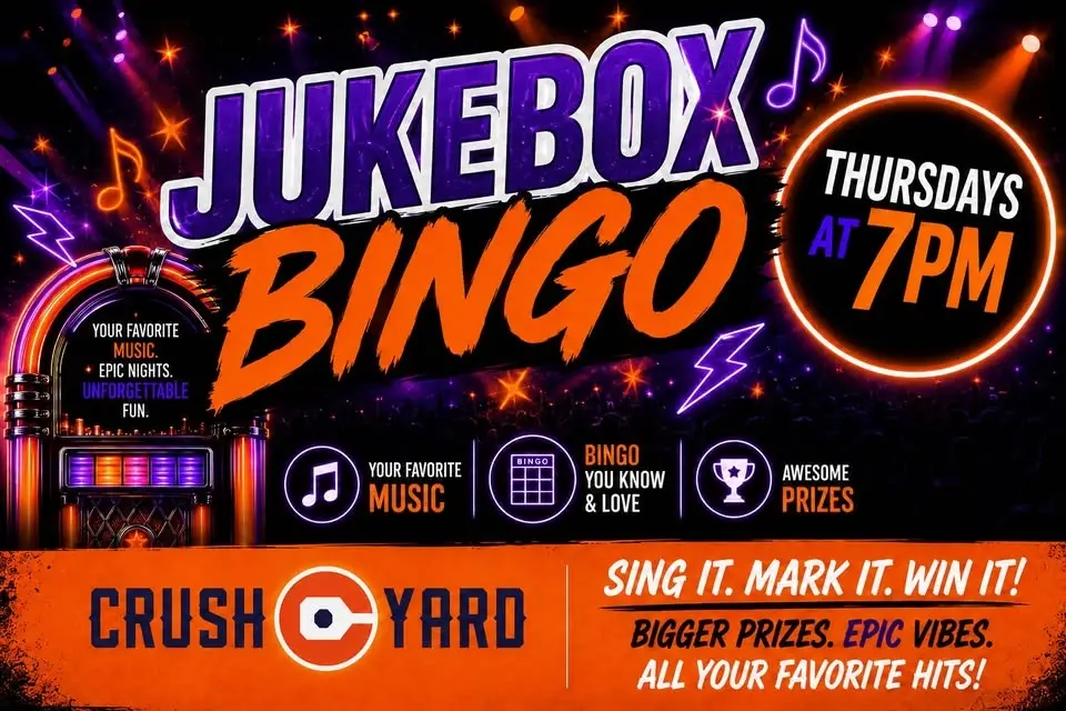 Puzzles' jukebox Bingo @ Crush Yard Orlando