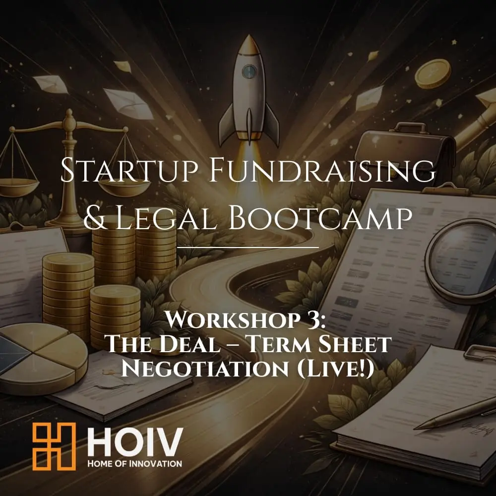 The Deal – Term Sheet Negotiation (Live!)