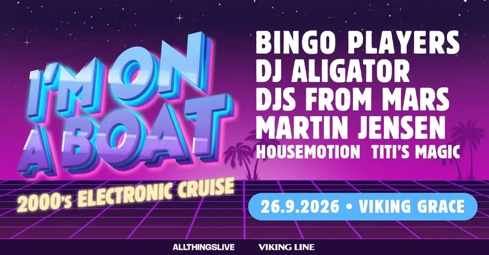 I'm on a Boat - 2000's Electronic Cruise | Viking Grace | 26.9.2026