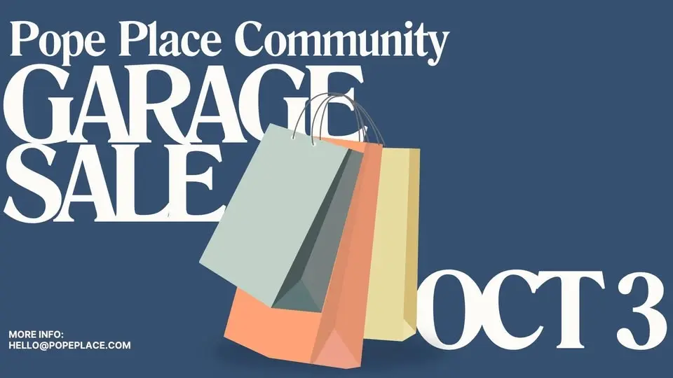 3rd Annual Pope Place Community Garage Sale