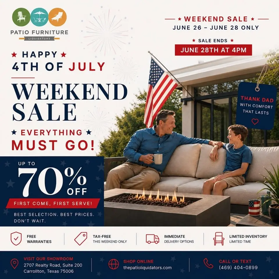 Patio Furniture 4th of July Sale