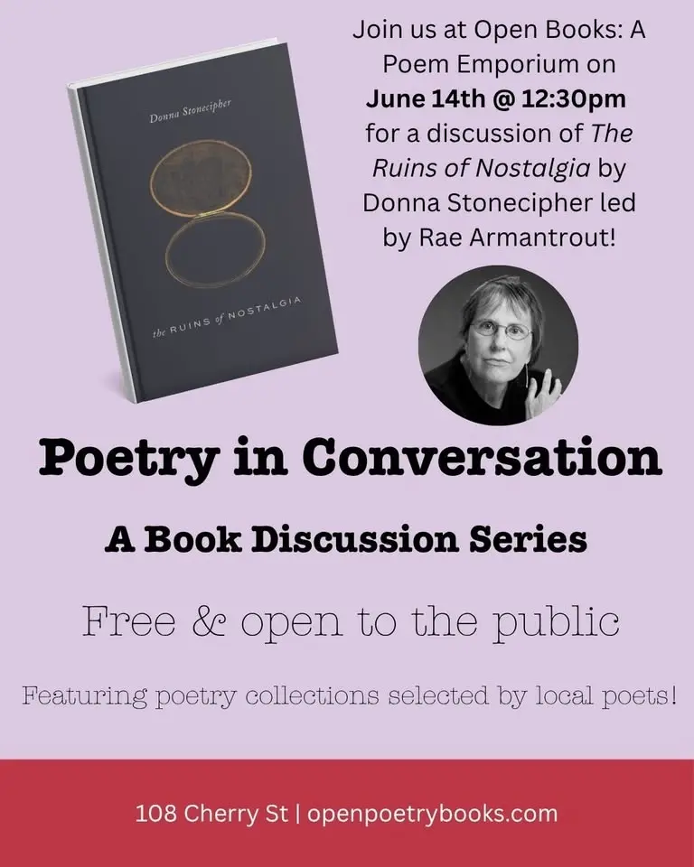 Poetry in Conversation, feat. Rae Armantrout!