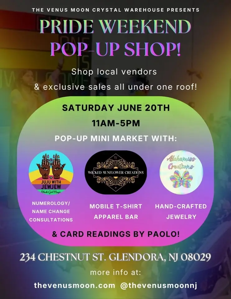 Pride Weekend Pop-Up Shop!