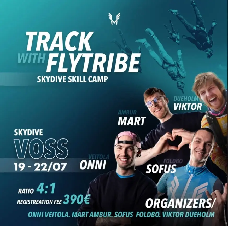 Track with Flytribe at Skydive Voss 