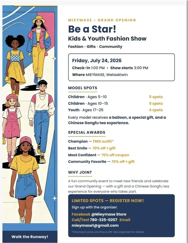 MIEYMASE GRAND OPENING & KIDS/YOUTH FASHION SHOW!!