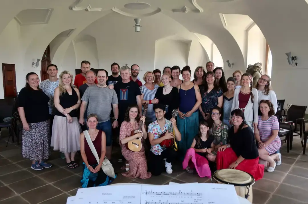 Koncert latinskoamerické hudby na hospitálu Kuks