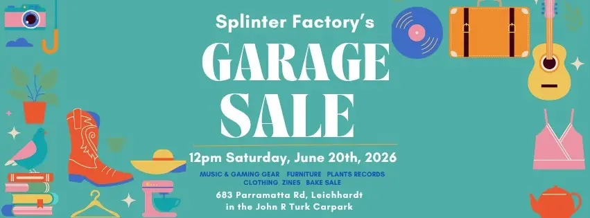 Splinter Garage Sale