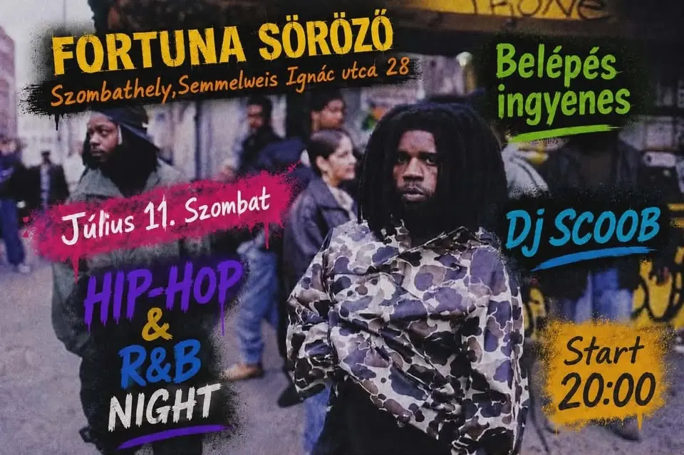 HIP-HOP & RNB NIGHT  DJ SCOOB