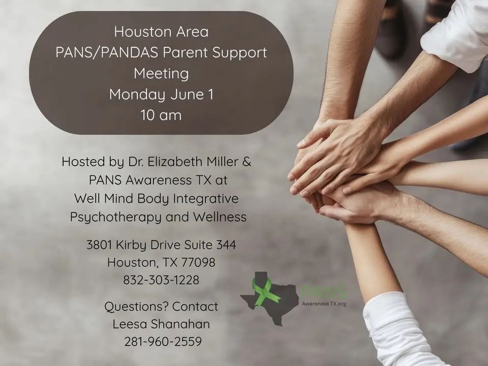 Houston Area PANS/PANDAS Parent Support Meeting