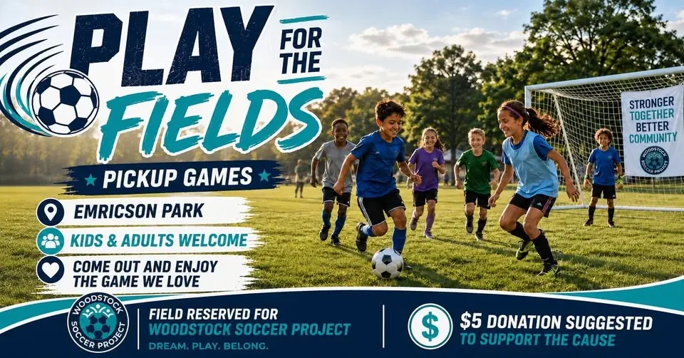 ⚽ Play for the Fields Pickup Game ⚽
