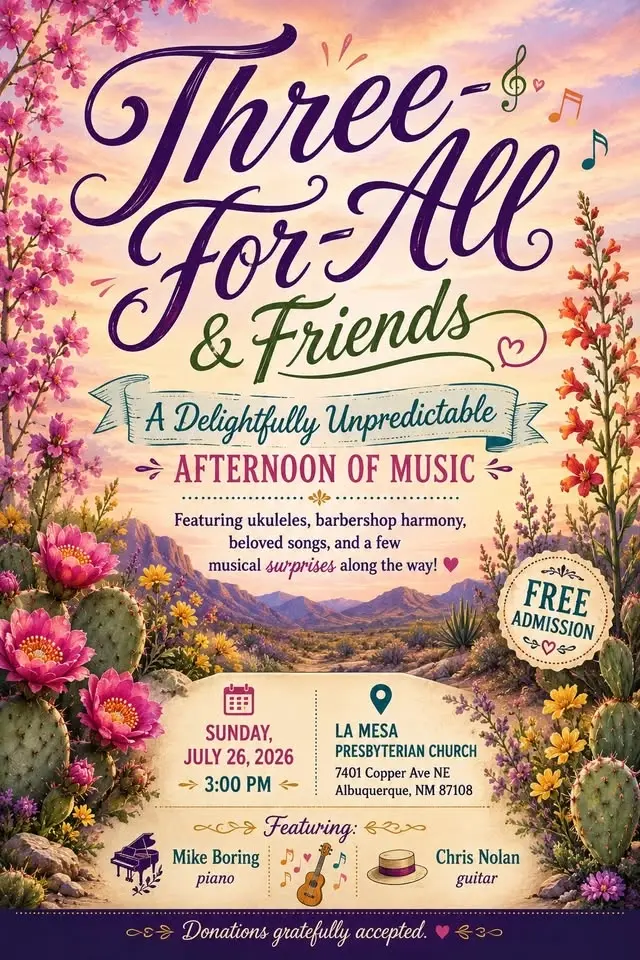 Come to a Delightfully Unpredictable Afternoon of Music