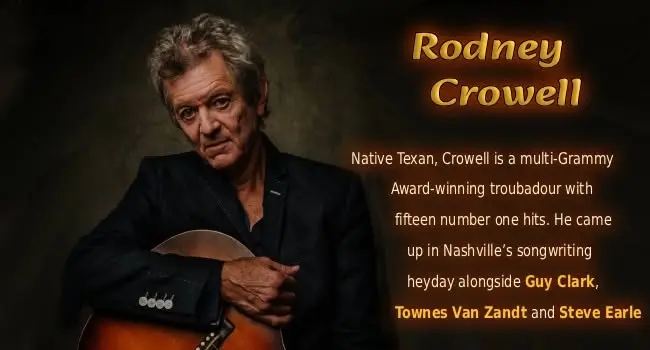 Rodney Crowell Trio