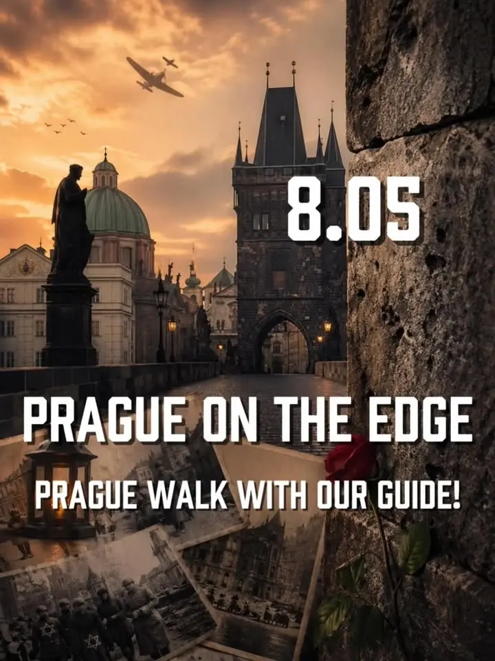 đ„ PRAGUE ON THE EDGE: wars, fates, and secrets during the world wars! Prague walk with our guide!
