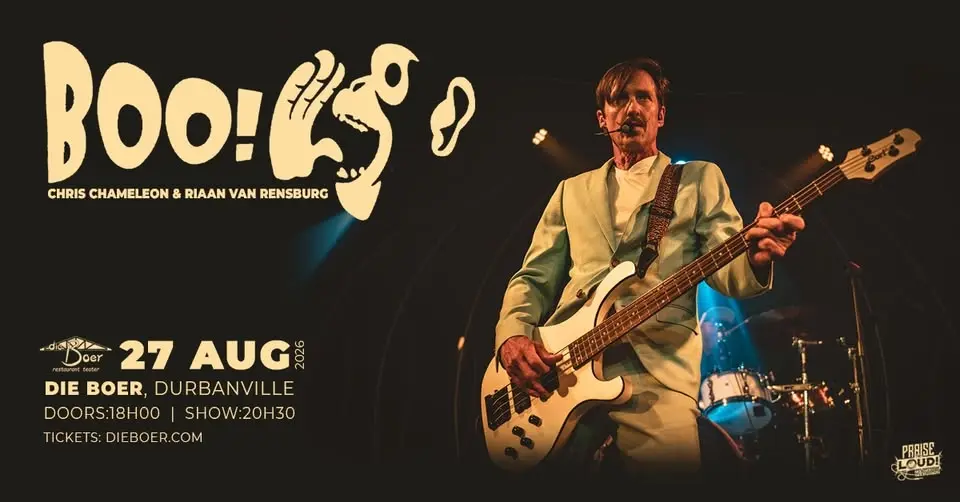 BOO! (CHRIS CHAMELEON & RIAAN VAN RENSBURG) live at Die Boer!