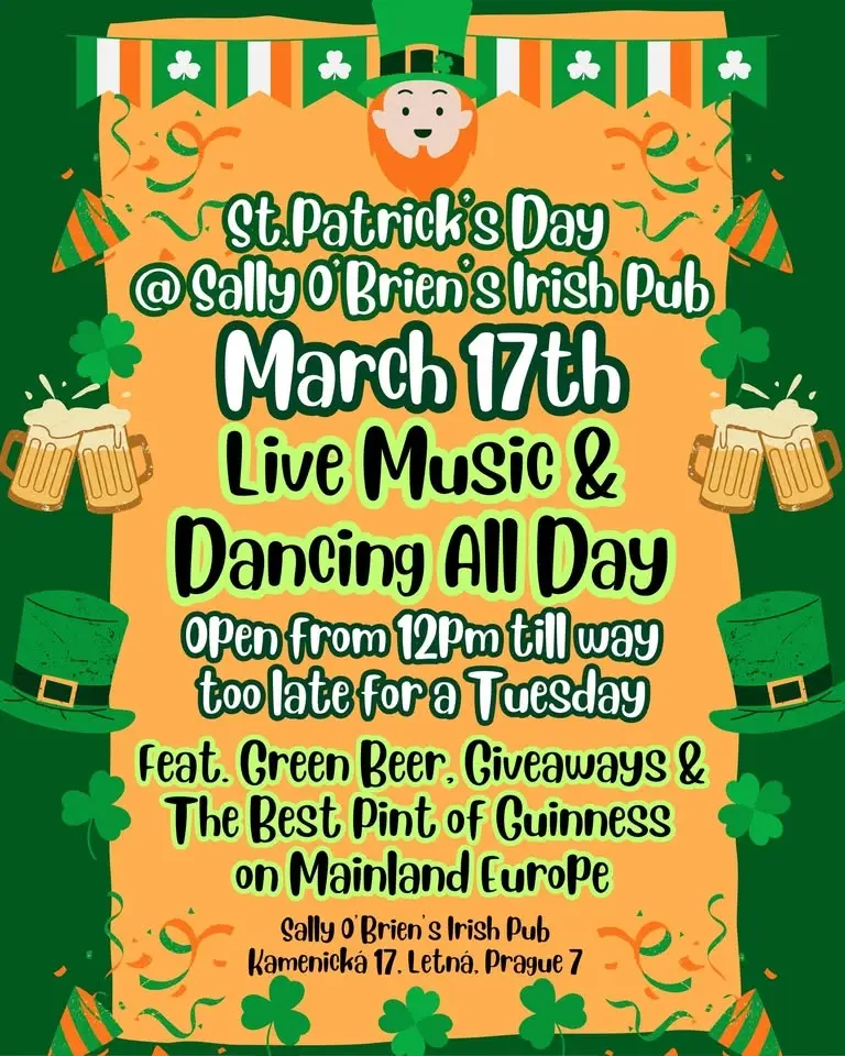 ☘️ St. Patrick's Day @ Sally's ☘️