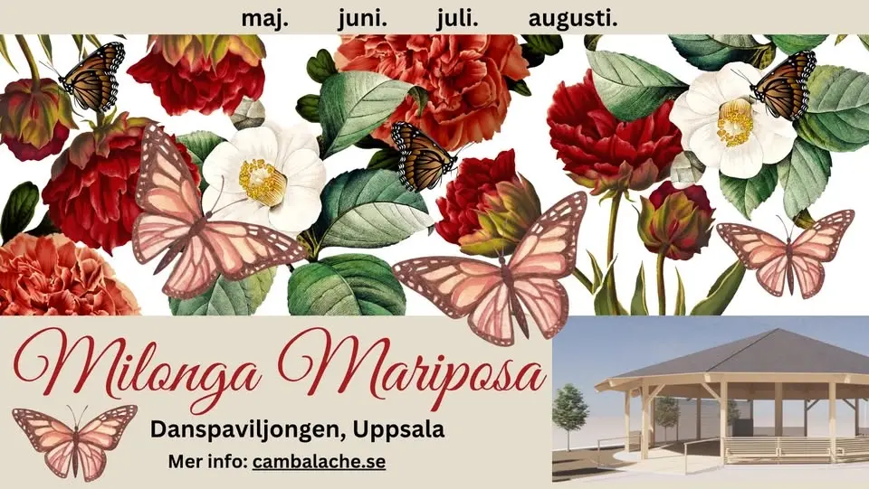 🦋 Milonga Mariposa - Tango på Danspaviljongen