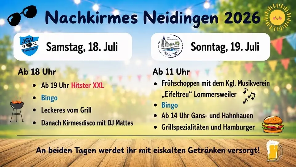 Nachkirmes Neidingen 2026
