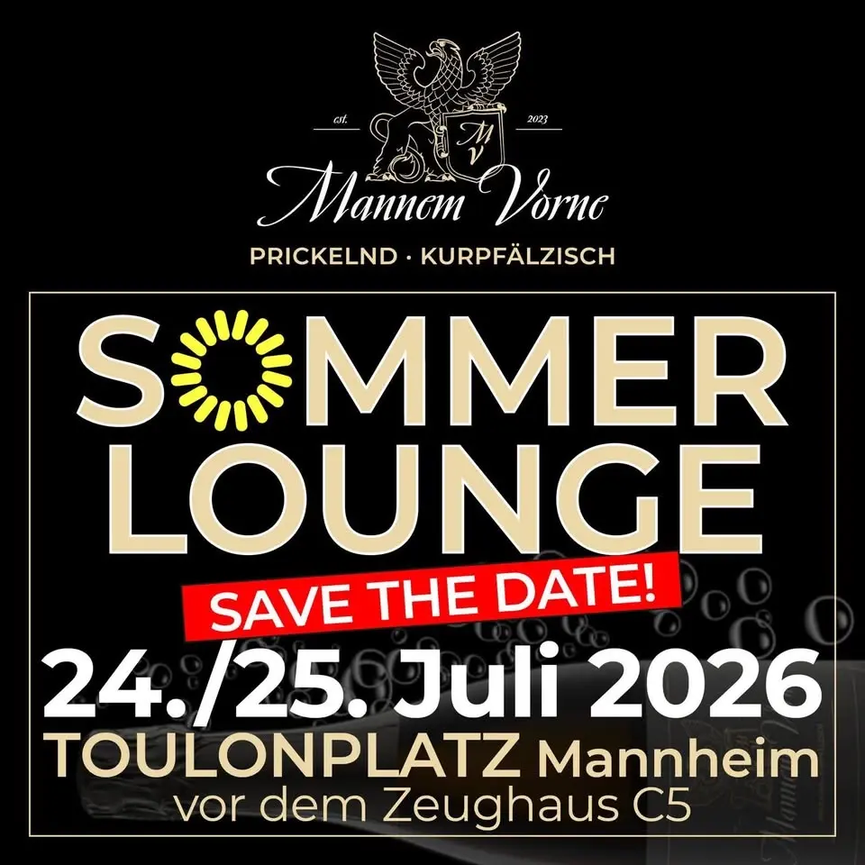 Mannem vorne SommerLounge