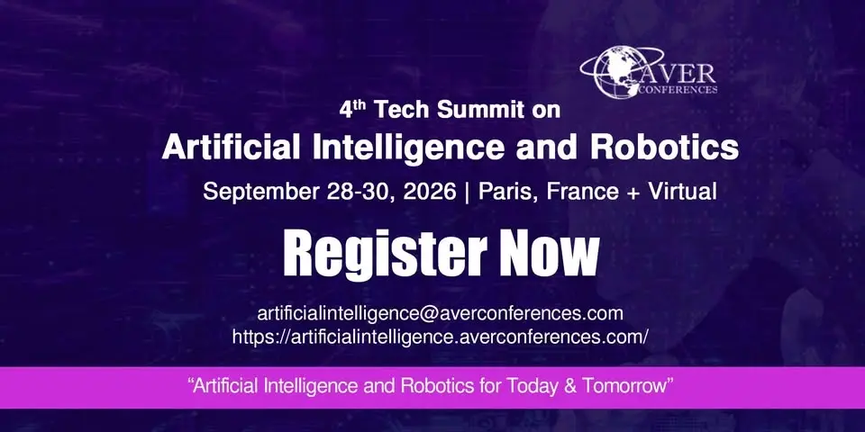 Artificial Intelligence & Robotics Summit - Paris, France - September 28-30, 2026