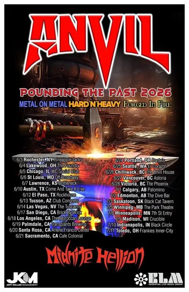 ANVIL - Pounding the Past 2026