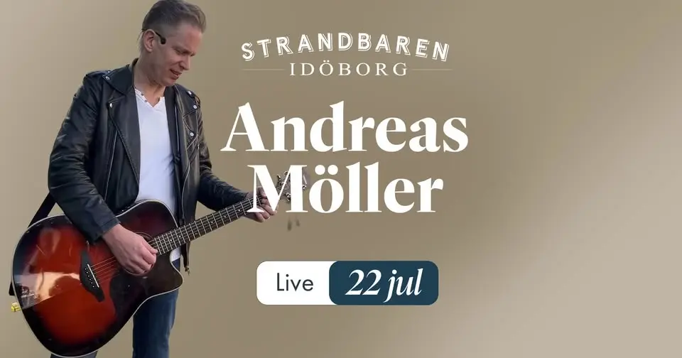 22 juli: Andreas Möller live på Strandbaren, Idöborg