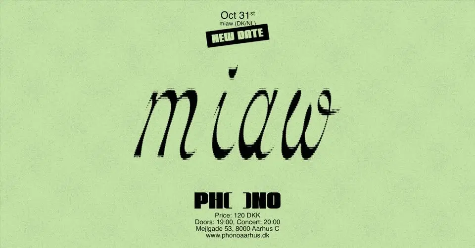[NY DATO] PHONO: miaw (DK/NL)
