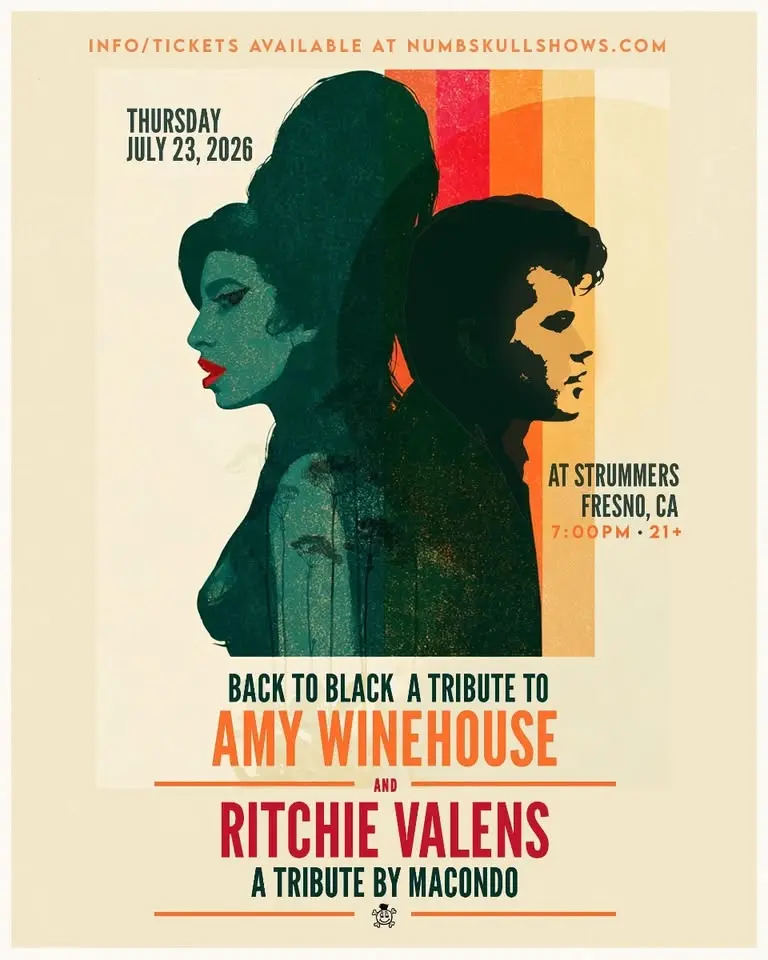AMY WINEHOUSE Tribute - Back To Black, Ritchie Valens Tribute - Macondo