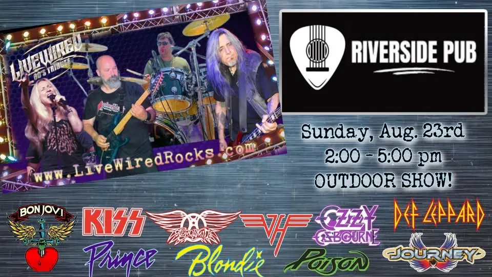 Live Music - OUTDOOR SHOW - Riverside Pub, Agawam - 08/23/2026 - 2:00 - 5:00 pm