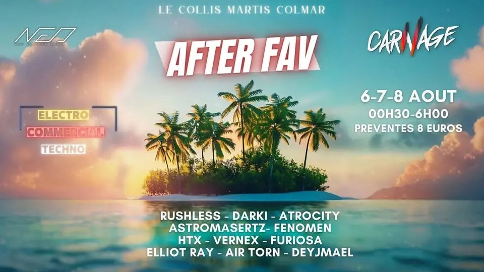 AFTER FAV 6 - 7 - 8 août 2026 
