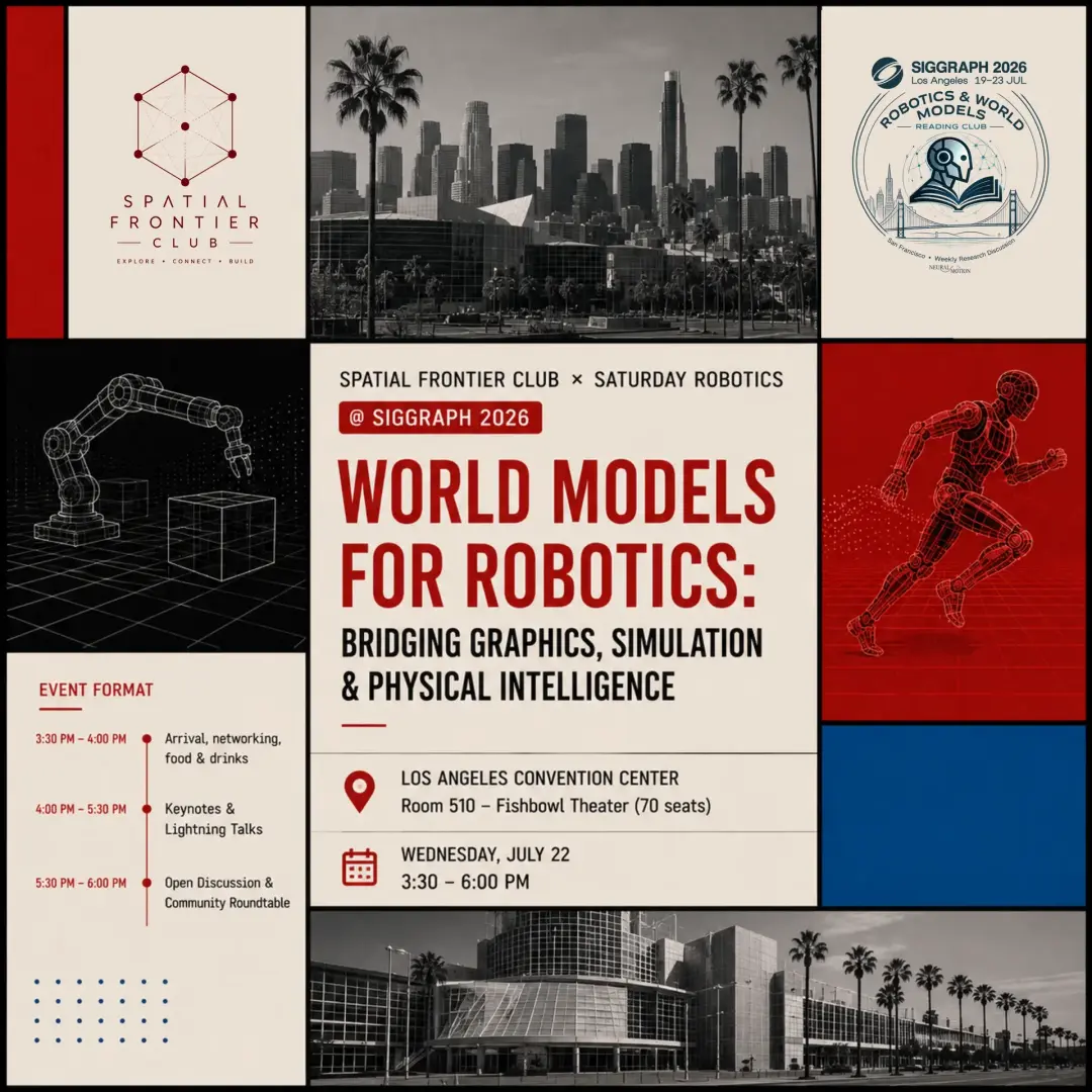Spatial Frontier Club × Saturday Robotics @ SIGGRAPH 2026
