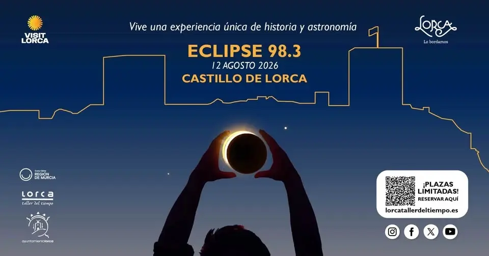 ECLIPSE EN EL CASTILLO DE LORCA: el Eclipse 98.3