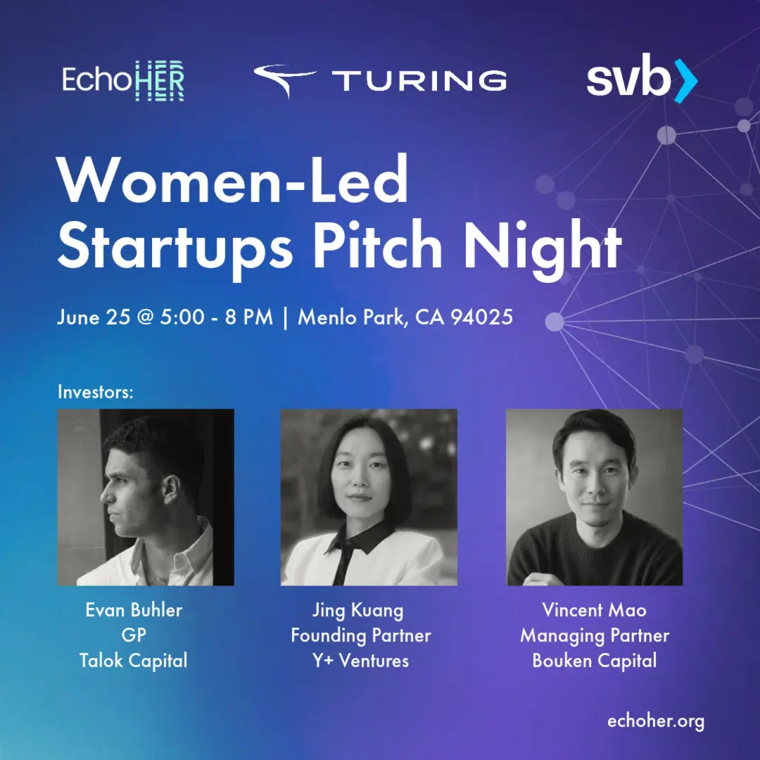 EchoHer Pitch & Network Night #10: Women-Led Startups