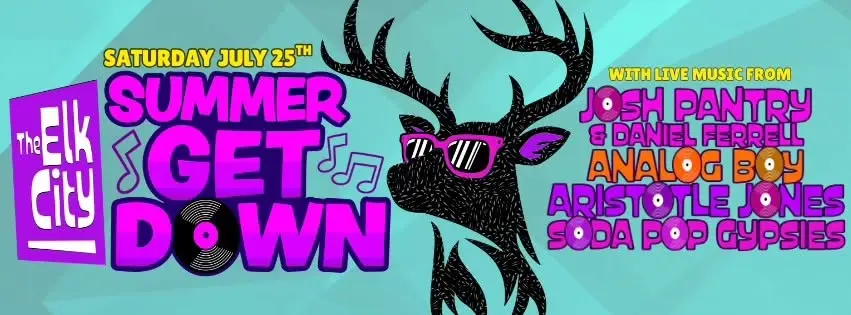 The Elk City Summer Get Down Live Music presented by The Wine Down and Little Frog Productions