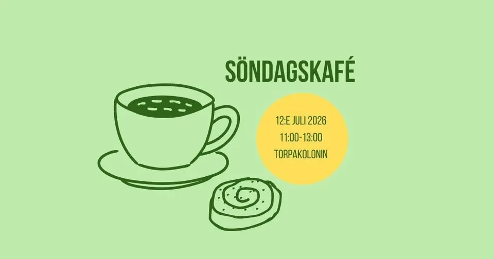Söndagskafé Torpakolonin 