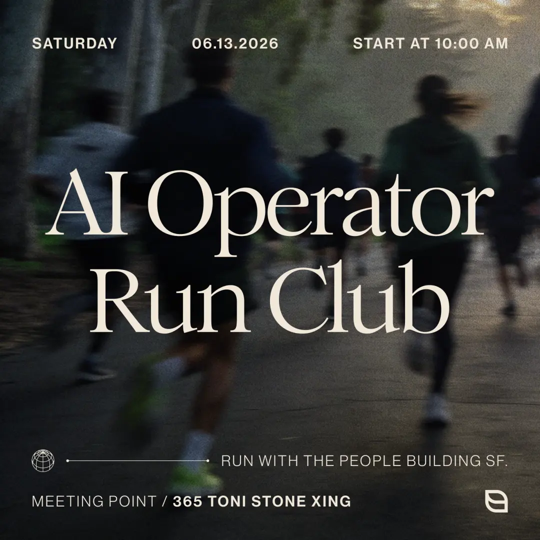 AI Operator Run Club: Embarcadero Loop + Arsicault