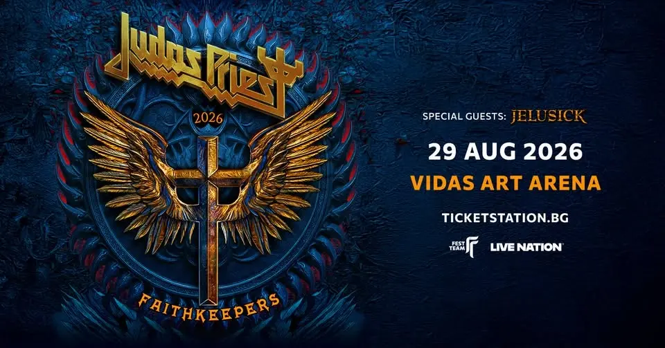 JUDAS PRIEST @ Vidas Art Arena, Sofia | 29.08.2026