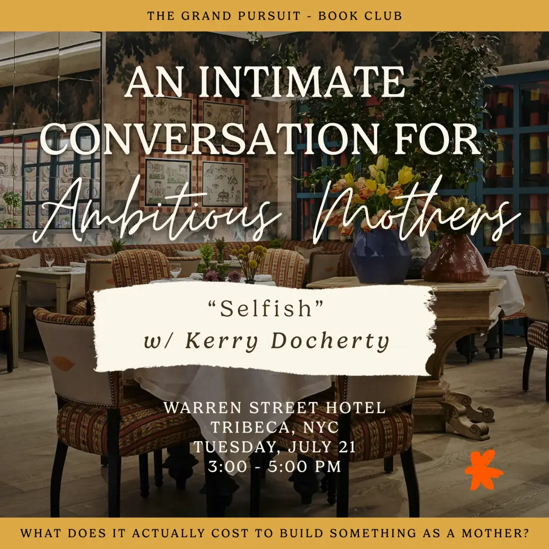 The Grand Pursuit Book Club: Selfish with Kerry Docherty