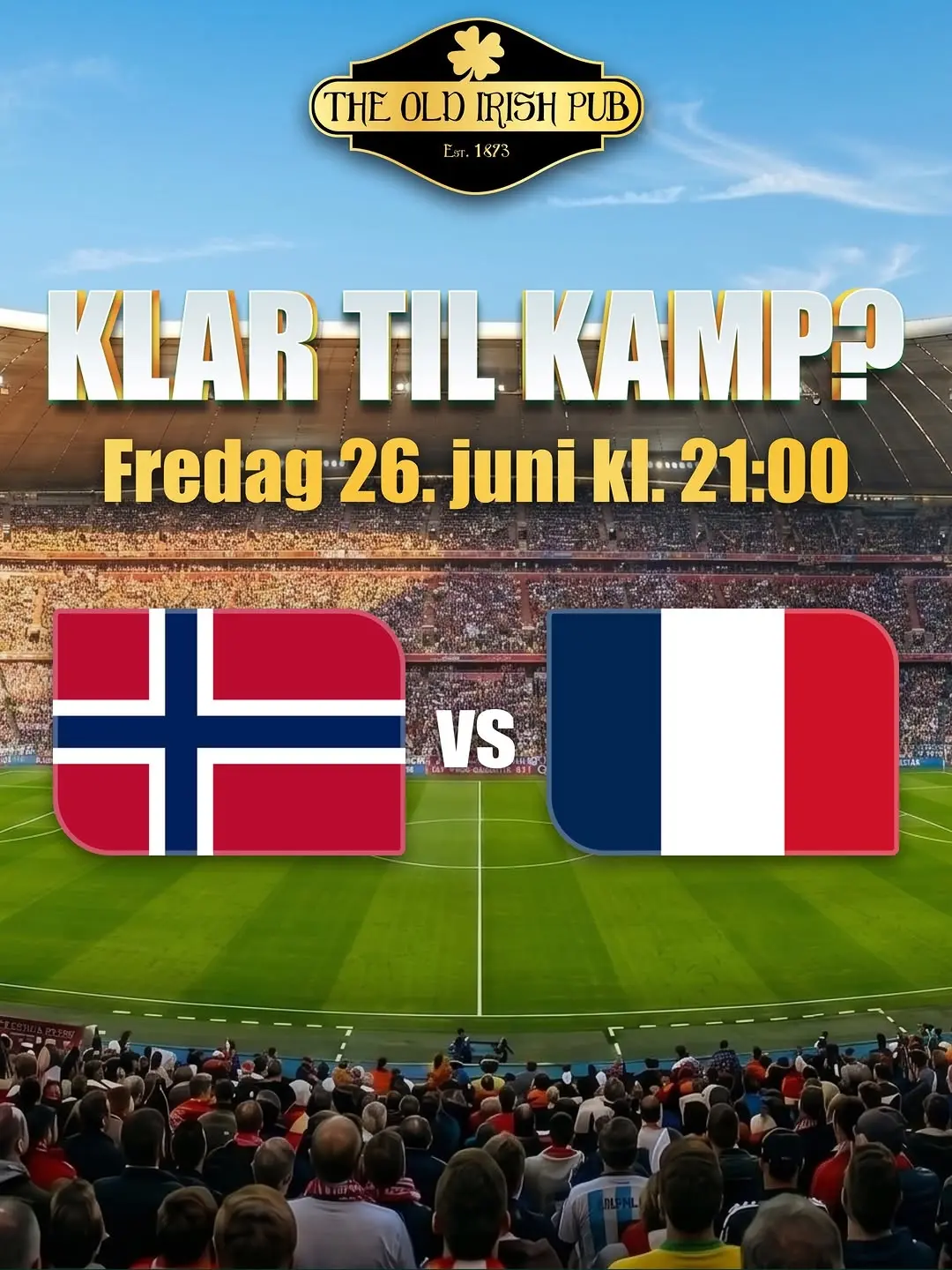 Fotball-VM 2026: Norge – Frankrike