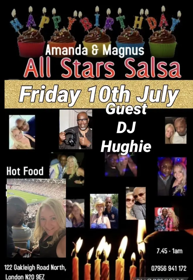 All Stars Salsa Amanda & Magnus Birthday
