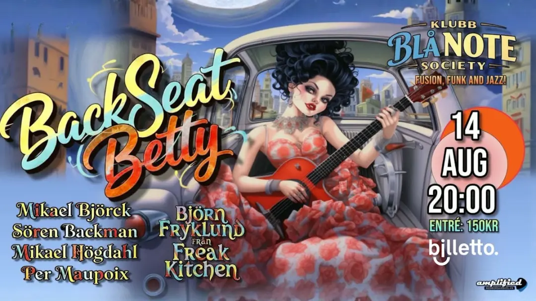 KLUBB BLÅ NOTE SOCIETY  X BACKSEAT BETTY 