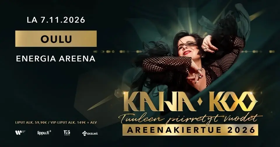 Kaija Koo - Tuuleen piirretyt vuodet -areenakiertue (Oulun Energia Areena)
