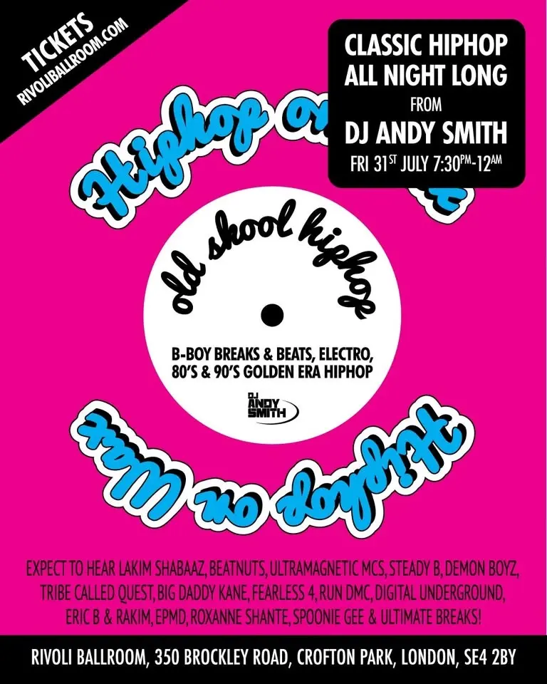 Classic Hip Hop On Wax With Dj Andy Smith