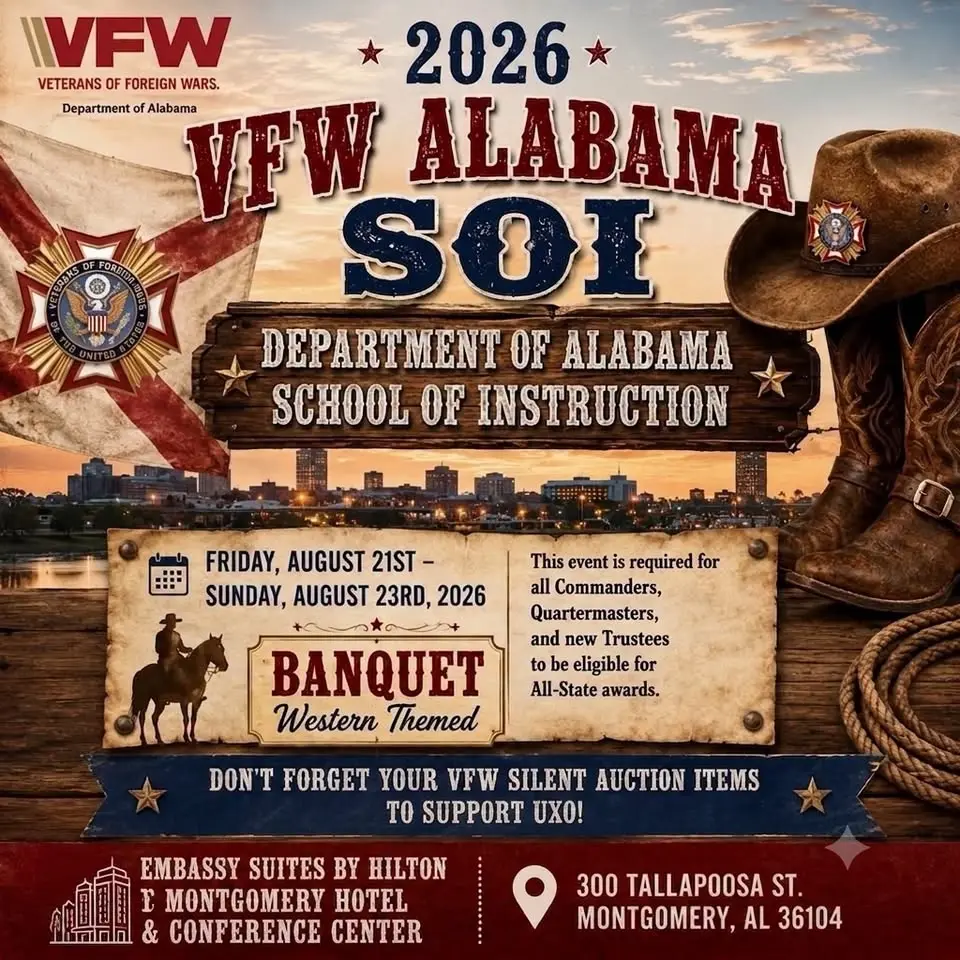 2026 VFW Department of Alabama School of Instruction!