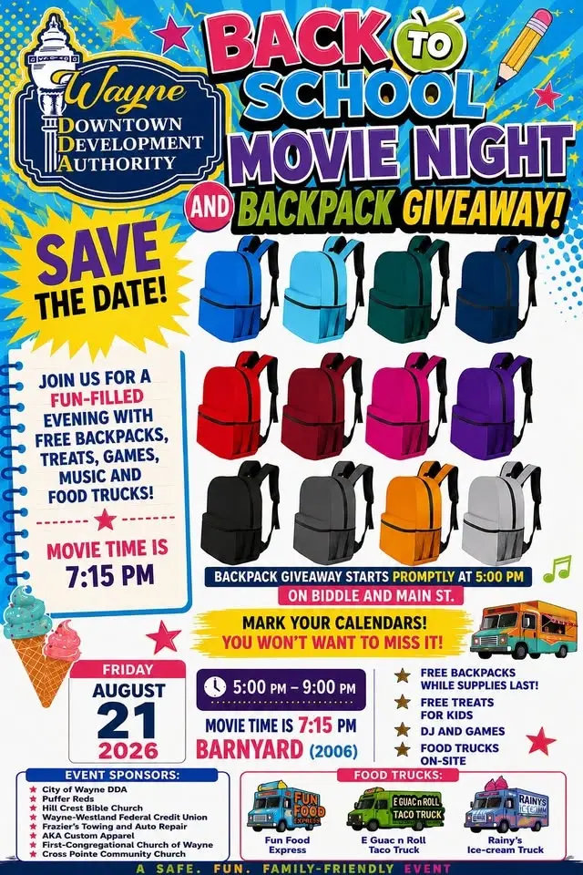 Back to School Movie Night and Back Pack Giveaway