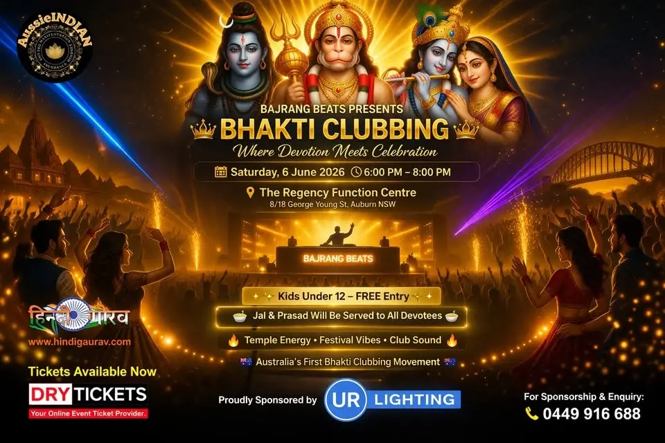 Australia First Bhakti Clubbing - Powered by Bajrang Beats