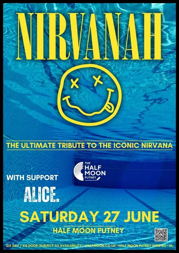 Nirvanah - The Ultimate Nirvana Tribute Live at The Half Moon Putney