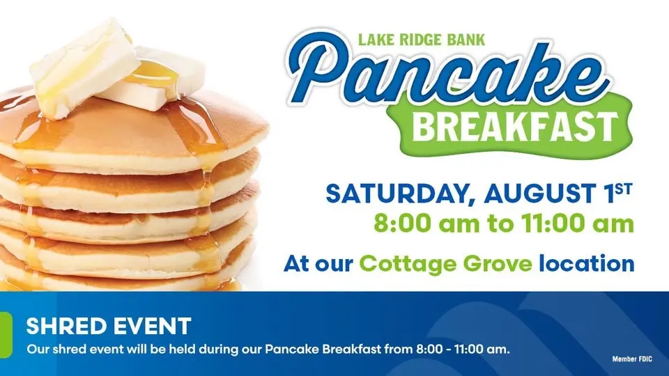 Community Appreciation Pancake Breakfast & Shred Event (COTTAGE GROVE)