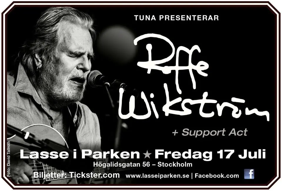 Lasse i Parken Roffe Wikström med band