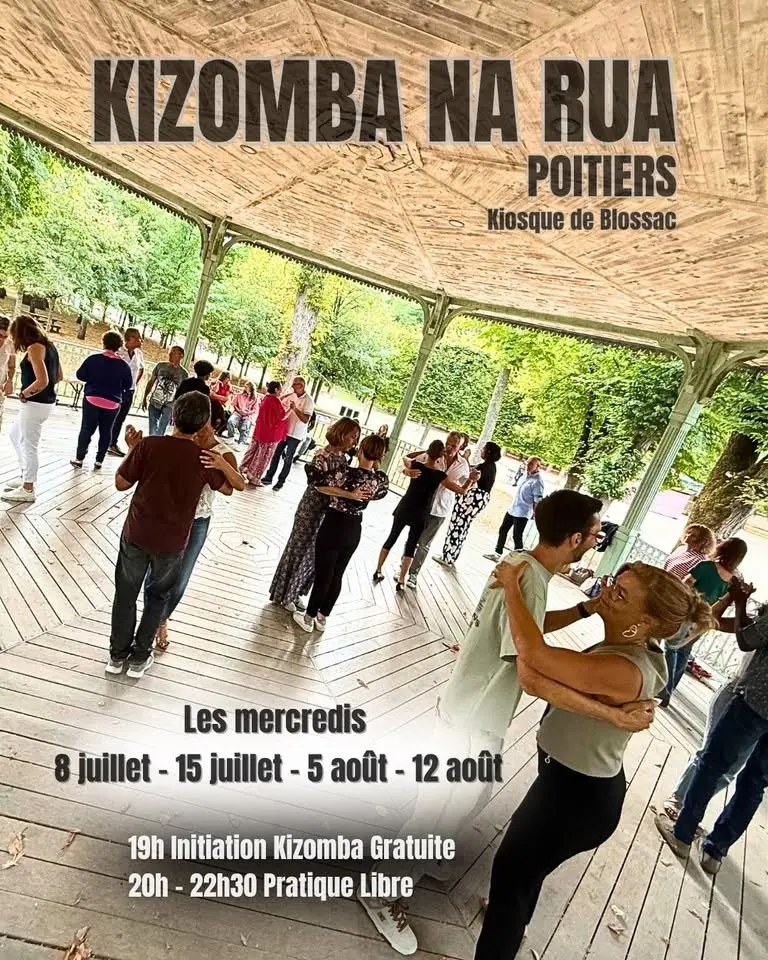 KIZOMBA NA RUA POITIERS MERCREDI 15 JUILLET 2026