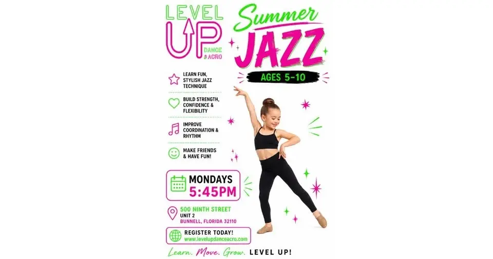 Beginner Jazz Ages 5-10